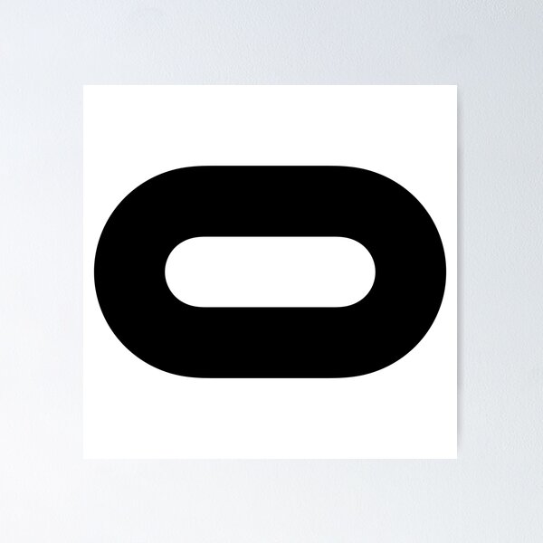 Item preview, Oculus logo (black) designed and sold by BetterDIY.