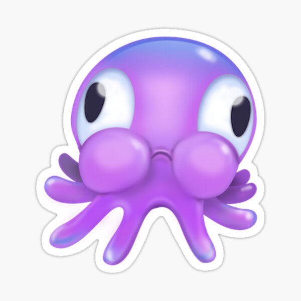 Octopus Emoji Stickers Redbubble