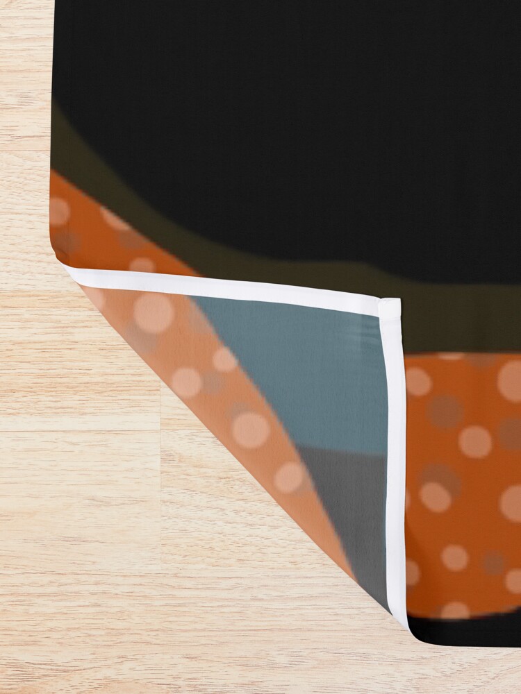 Alternate view of Evening meadow Shower Curtain