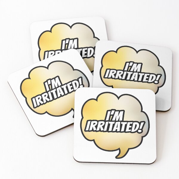 Item preview, I'm Irritated Speech Bubble (Gold) designed and sold by SassyClassyMe.
