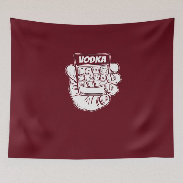 Item preview, Vodka Made Me Do It- Funny Joke Booze Excuse designed and sold by Merch-Tees.