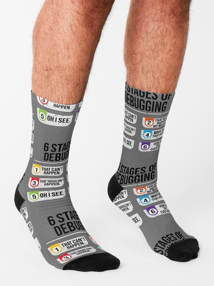 Disover 6 Stages Of Debugging Computer Programming  | Socks