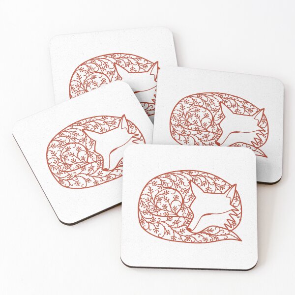 Item preview, Sleeping Fox Papercut designed and sold by squirrell.