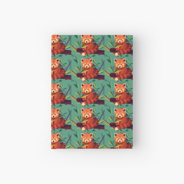 Raccoon in a tree Hardcover Journal