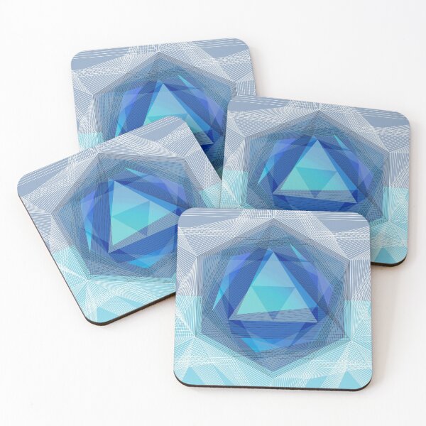 Item preview, Jewel Lines - Sapphire & Cobalt designed and sold by micklyn.