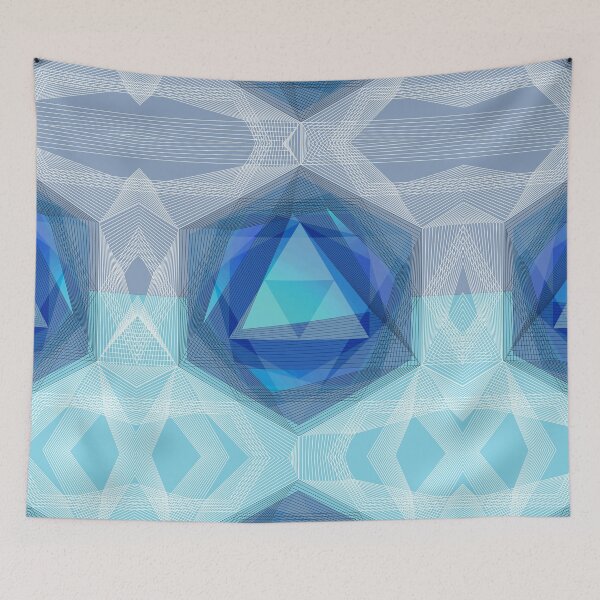 Item preview, Jewel Lines - Sapphire & Cobalt designed and sold by micklyn.