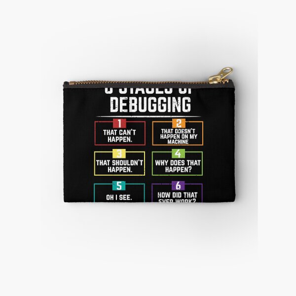 Item preview, 6 Stages Of Debugging Computer Programming designed and sold by eulonix.