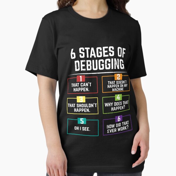 Item preview, 6 Stages Of Debugging Computer Programming  designed and sold by eulonix.