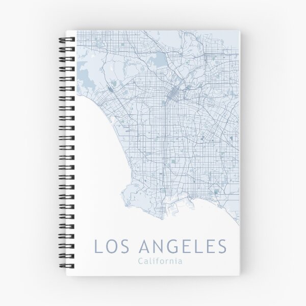Item preview, Los Angeles Map, LA California, Blue Map Art, Travel, Traveler Gift  designed and sold by TheRedFinch.