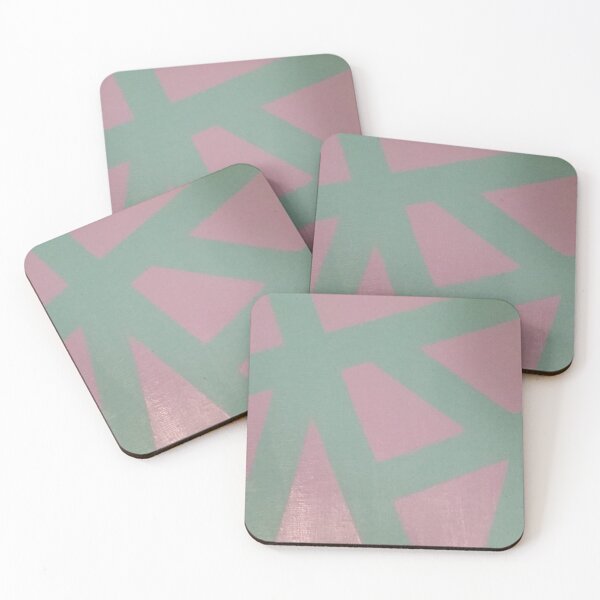 Item preview, Green Lines and Pink Shapes designed and sold by Ísabella Ævarsdóttir.