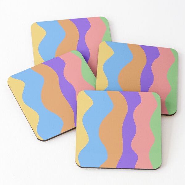 Item preview, Pastel Color Wave Pattern designed and sold by Rainfalling.