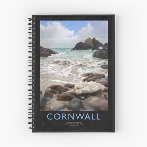 Item preview, Kynance Cove Railway Poster designed and sold by andrewroland.