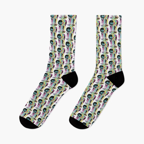 Item preview, Colorful Dripping Skulls designed and sold by Gigilorient.