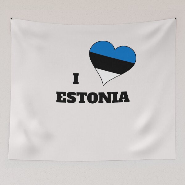 Item preview, I Love Estonia with heart and flag designed and sold by Naohiro.