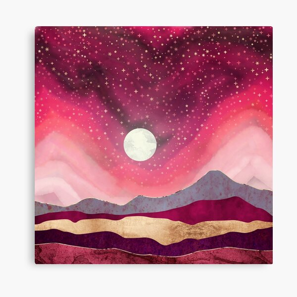 Scarlet Night Canvas Print