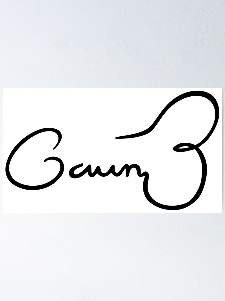 "Gavin Belson Signature " Poster By ArtByNathan | Redbubble