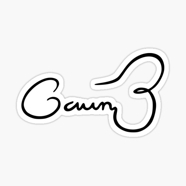 Gavin Belson Signature Pegatina