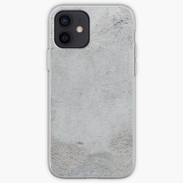 Gray concrete wall texture iPhone Soft Case