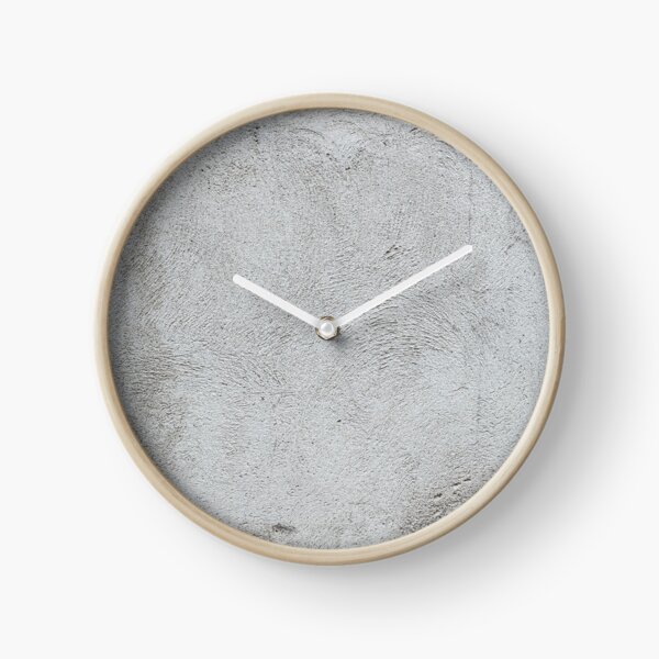 Gray concrete wall texture Clock