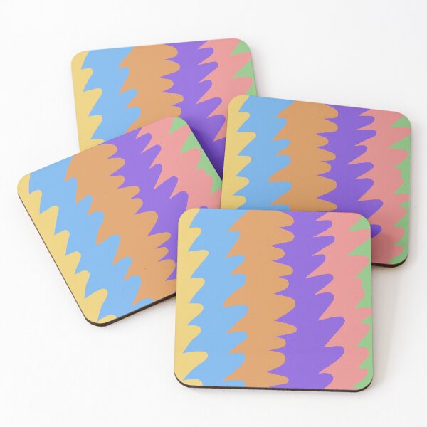 Item preview, Pastel Colour Zig Zag Pattern designed and sold by Rainfalling.