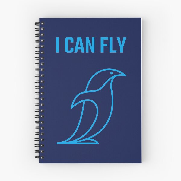 Item preview, I Can Fly - Penguin illustration designed and sold by gemgemshop.