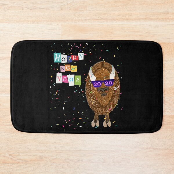 Item preview, Happy New Year 2020 Bison Buffalo Design designed and sold by Lighvision.