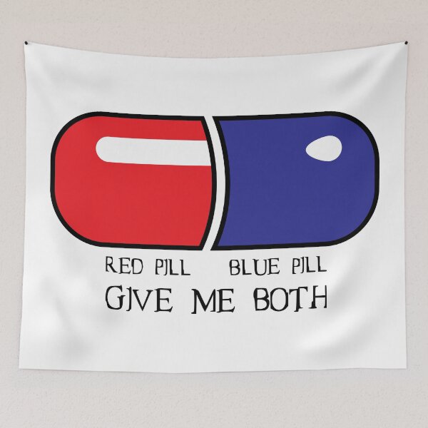 Item preview, Red Pill or Blue Pill or Both designed and sold by MonkeyBusinessC.