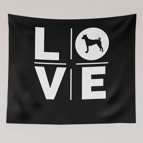 Item preview, Basenji love designed and sold by 1681830934131.