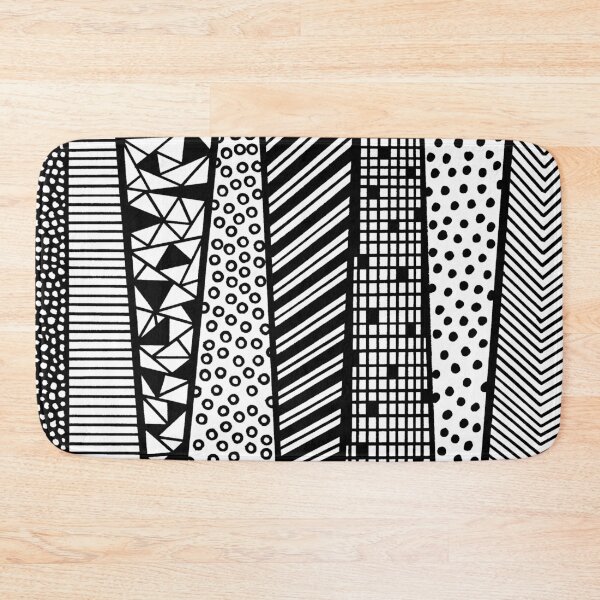 Item preview, Doodles in black and white designed and sold by MarionsArt.