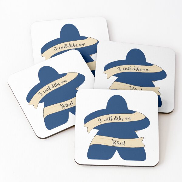 Item preview, Dibs On Blue Meeples! designed and sold by brainthought.
