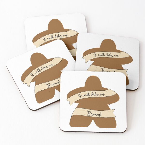 Item preview, Dibs On Brown Meeples! designed and sold by brainthought.