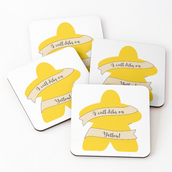 Item preview, Dibs On Yellow Meeples! designed and sold by brainthought.