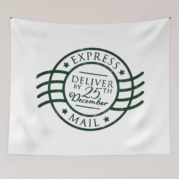 Item preview, Express Christmas Mail designed and sold by bubbliciousart.