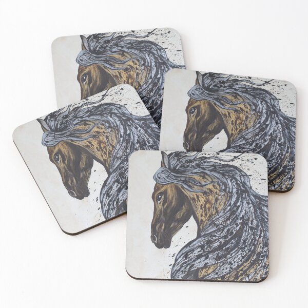 Item preview, Gold and Silver Horse designed and sold by RJ-Studios.