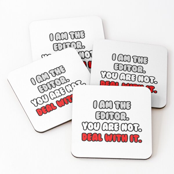 Item preview, Deal With It ... Funny Editor Gifts designed and sold by TKUP22.