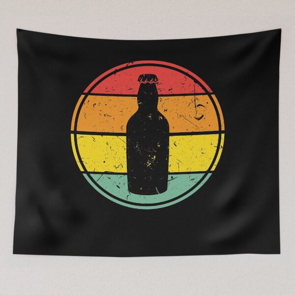 Item preview, Beer bottle retro vintage style designed and sold by 1681830934131.