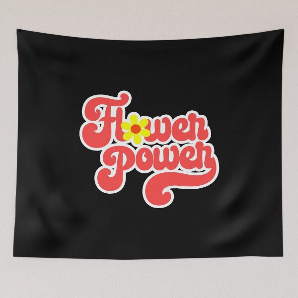 Item preview, flower power white stroke designed and sold by Scoopivich.