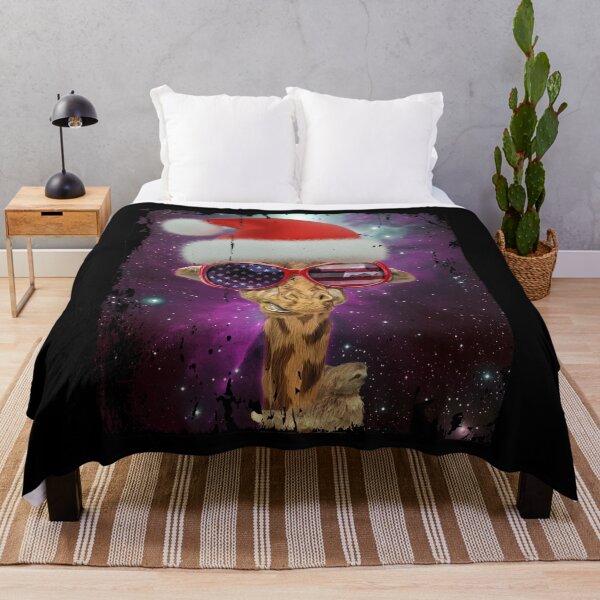 Item preview, disstressed giraffe christmas usa nebula designed and sold by Scoopivich.