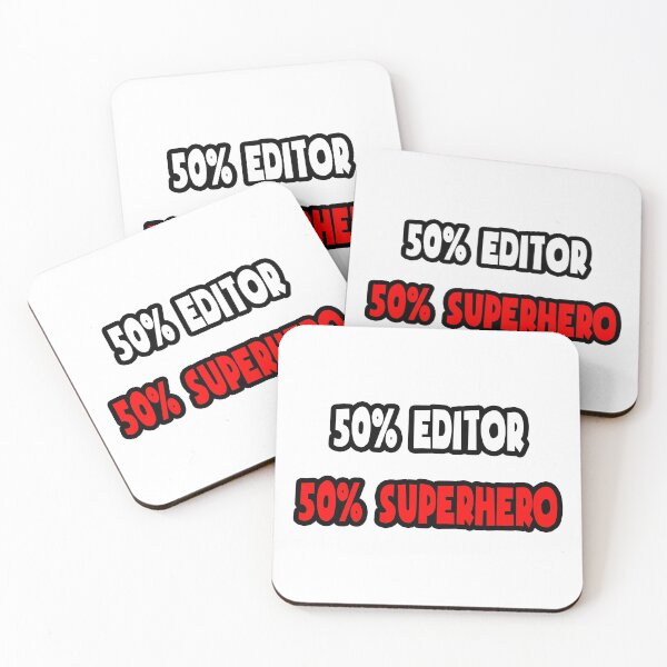 Item preview, Half Editor ... Half Superhero designed and sold by TKUP22.