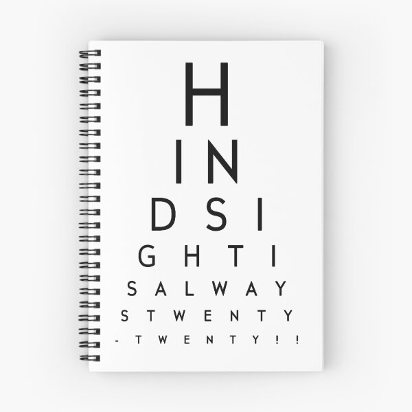 Item preview, Hindsight Eye Chart designed and sold by MarbleCloud.