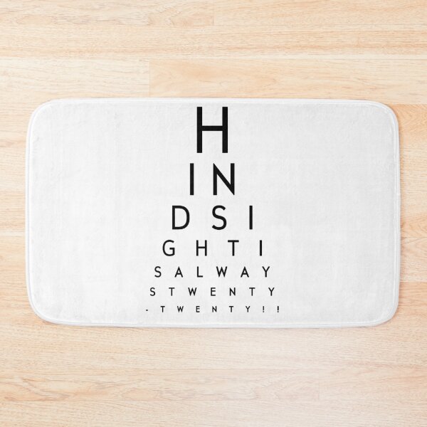 Item preview, Hindsight Eye Chart designed and sold by MarbleCloud.