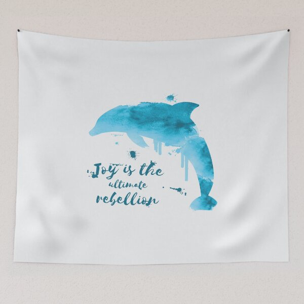 Item preview, Dolphin watercolor designed and sold by DerSenat.