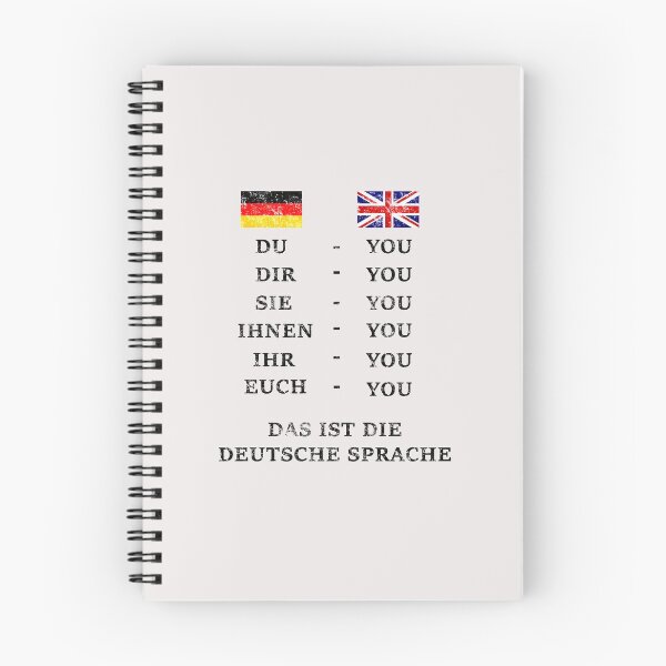 Item preview,  Language German English You Du declension designed and sold by Naohiro.