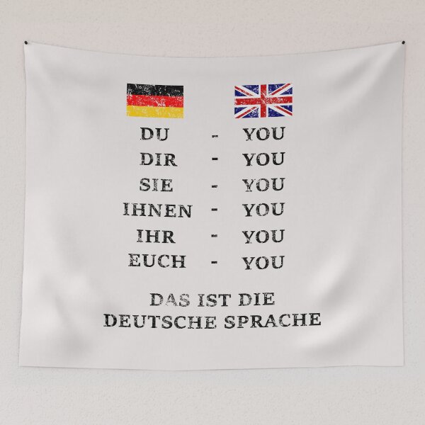 Item preview,  Language German English You Du declension designed and sold by Naohiro.