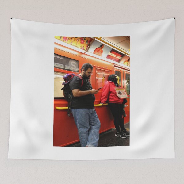 Item preview, People on the NYC Subway - No. 1 designed and sold by BritishYank.