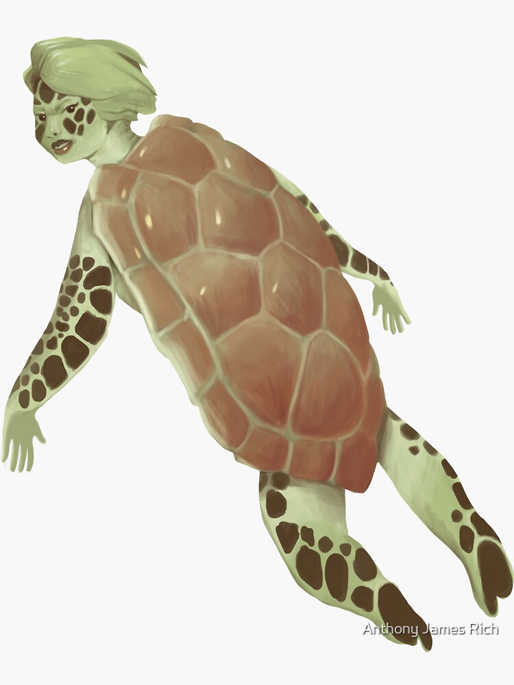 Turtle Girl | Digital Illustration by AJRart