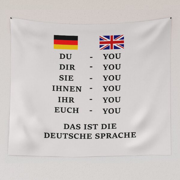 Item preview, Language German English You Du declension designed and sold by Naohiro.