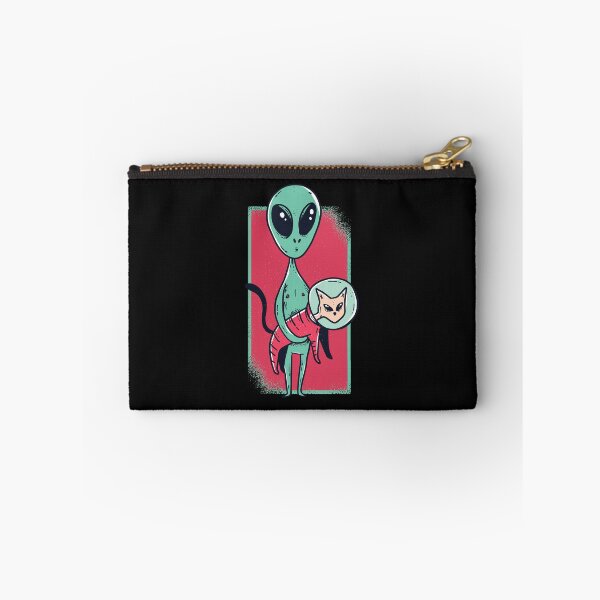 Item preview, Alien with astronaut cat designed and sold by DerSenat.