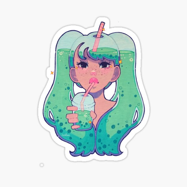 Vista previa del artículo con la obra «Verde bobba chica», diseñado y vendido por Isa-bee.