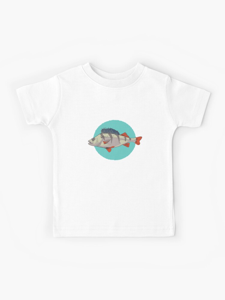 Perch Fish Fishing Children's Kids Childs T Shirt